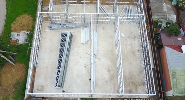 2-этажное торгово-офисное здание из ЛСТК: 530м²