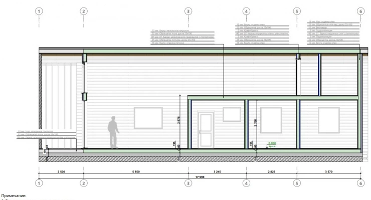 Просторный дом в стиле БарнХаус 10,5х17,9-273м²