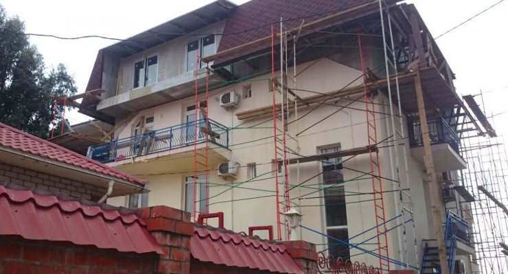 Надстройка 3,4 этажей гостиницы: 215м²