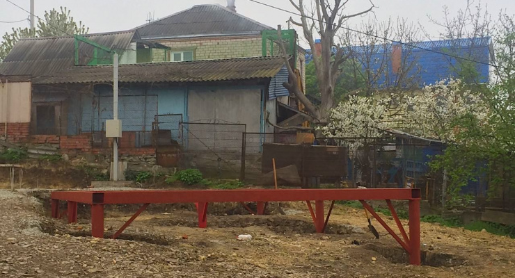 Торговый павильон из ЛСТК: 18м²