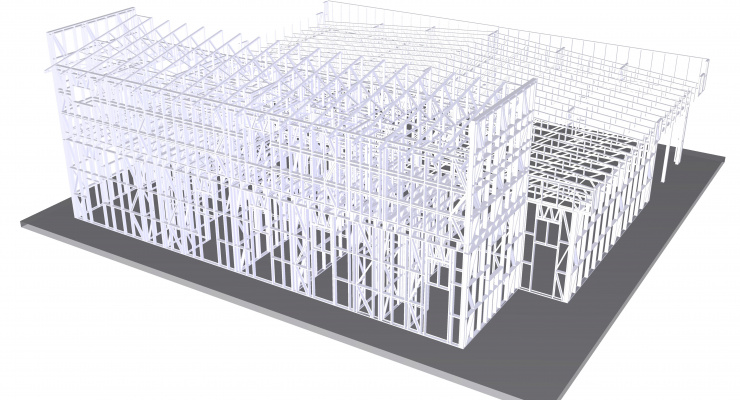 Торгово-офисное здание: 520м²