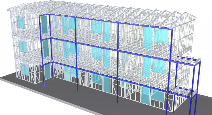 Гостиница из ЛСТК: 362м²