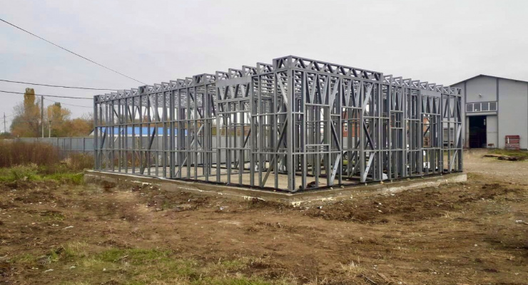 Офисное ЛСТК здание: 120м²