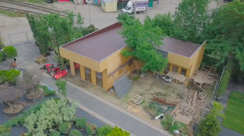 Монтаж офисного здания: 100м²