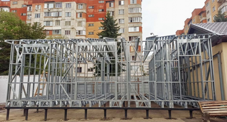 Здание МРЭО МВД из ЛСТК: 168м²